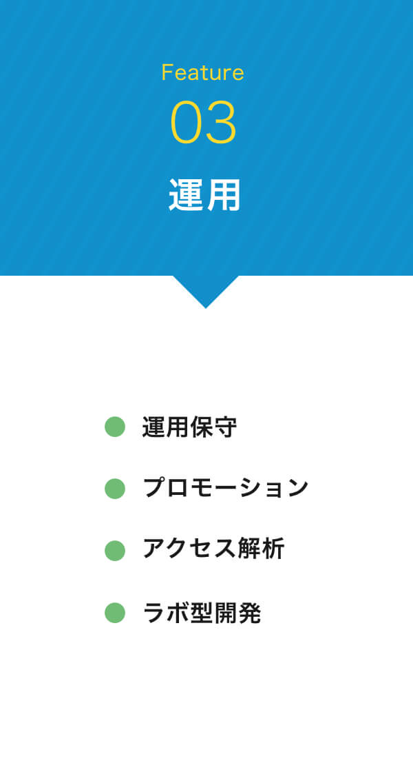 運用|運用保守/プロモーション/アクセス解析/ラボ型開発